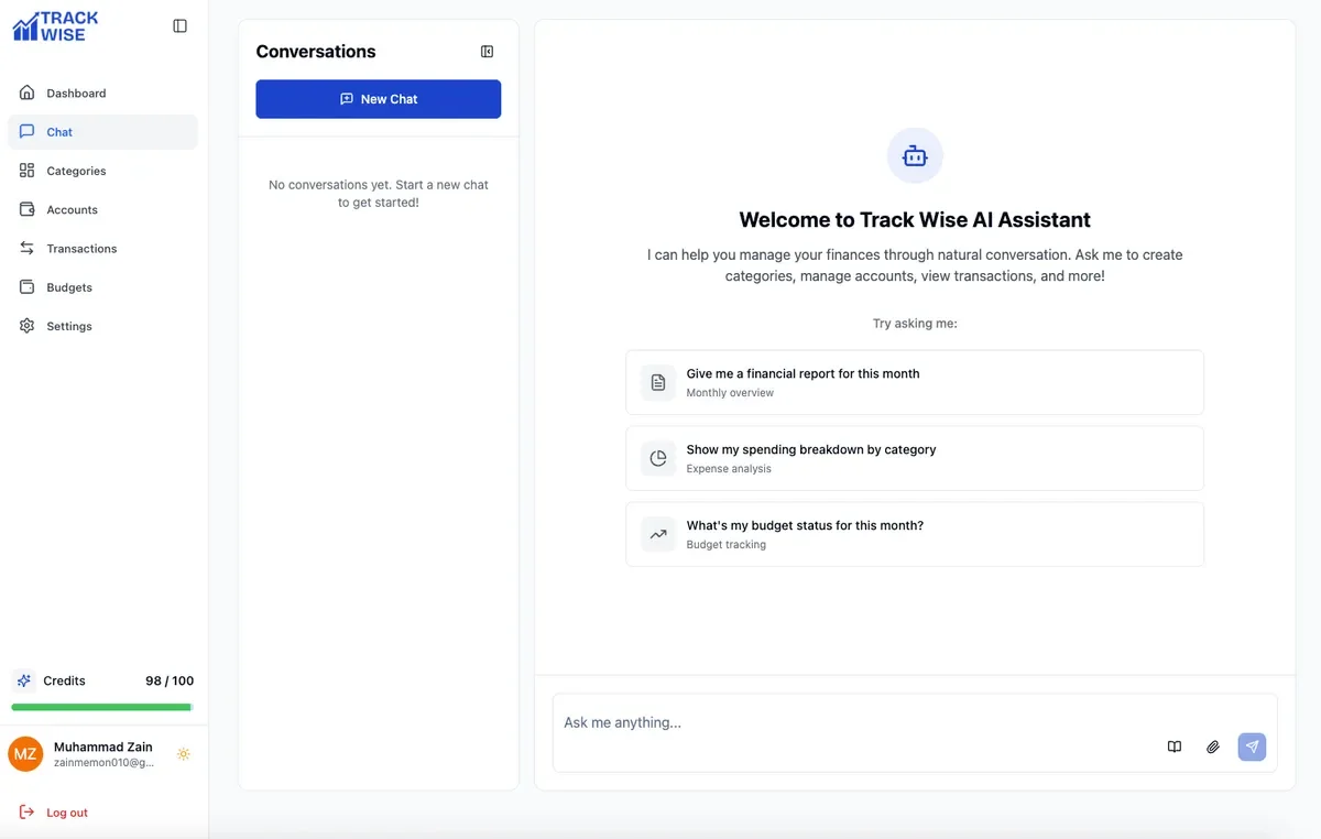 Trackwise AI agent
